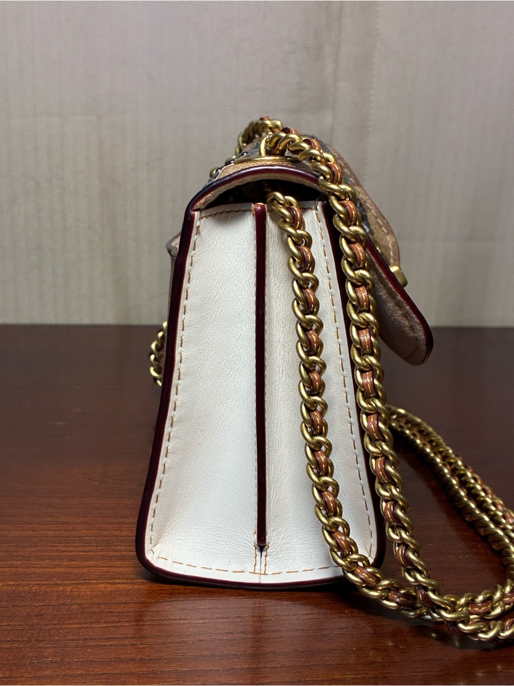 Coach Parker 18 Signature Floral Appliqué Crossbody - Picture 6 of 7